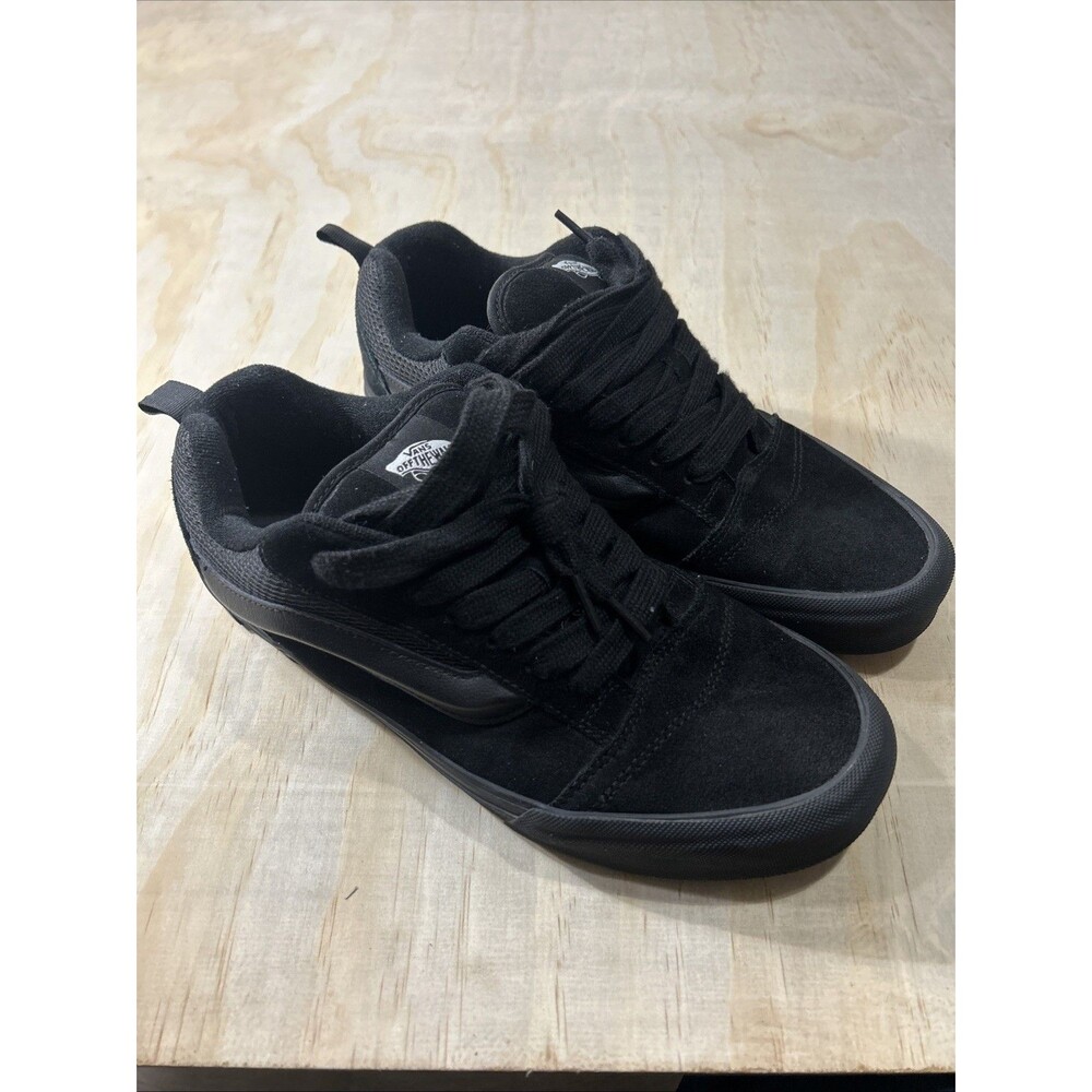 Vans KNU SKOOL New Skool Men's Casual Skate Shoes VN0009QCBKA Black Sz 12